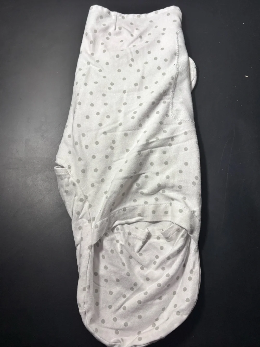 SwaddleMe White with Gray Polka Dot Baby Swaddle Sack